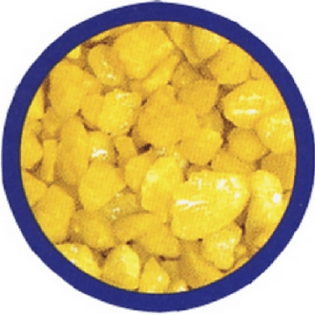 Χαλίκι ενυδρείου κίτρινο 2-3mm 10kg