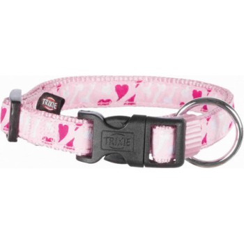 Trixie περιλαίμιο hearts 35-55cm/20mm ροζ Trixie περιλαίμιο hearts 35-55cm/20mm ροζ