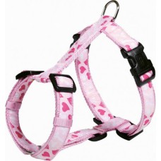 Trixie σαμάρι hearts 30-40cm/15mm ροζ Trixie σαμάρι hearts 30-40cm/15mm ροζ