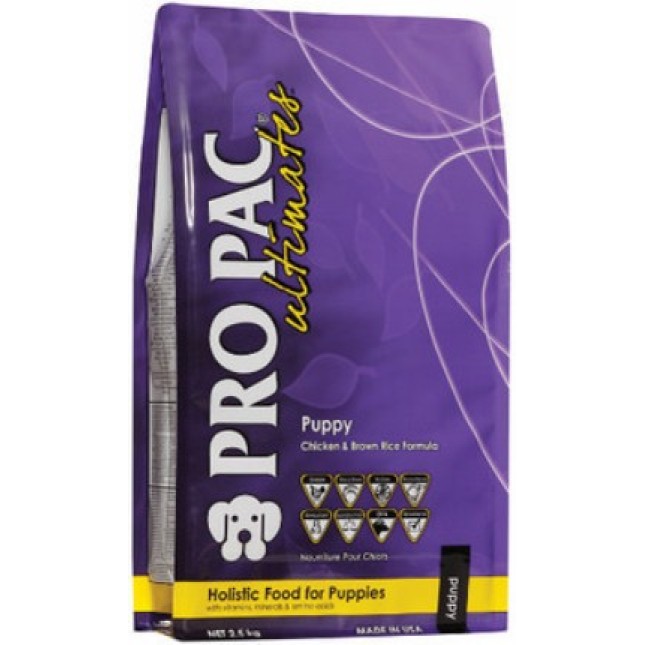 Pro Pac ultimates puppy κοτόπουλο & καστανό ρύζι.2.5kg