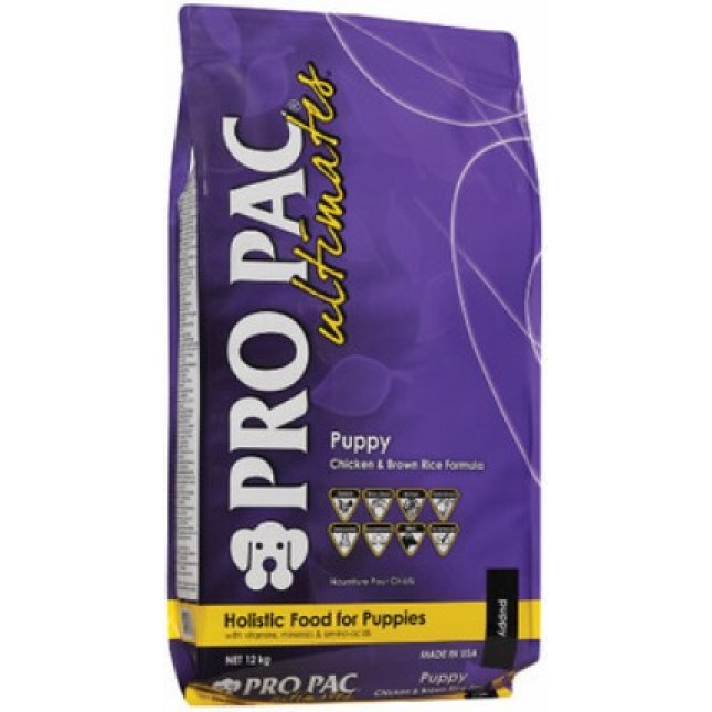 Pro Pac ultimates puppy κοτόπουλο & καστανό ρύζι