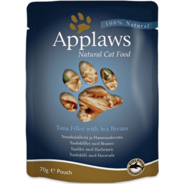 Applaws φακελάκι cat τόνο/τσιπούρα 70γρ Applaws φακελάκι cat τόνο/τσιπούρα 70γρ