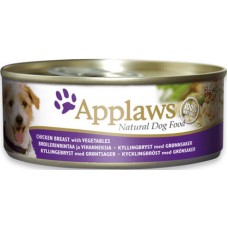 Applaws κονσέρβα dog κοτόπουλο-λαχανικά 156γρ