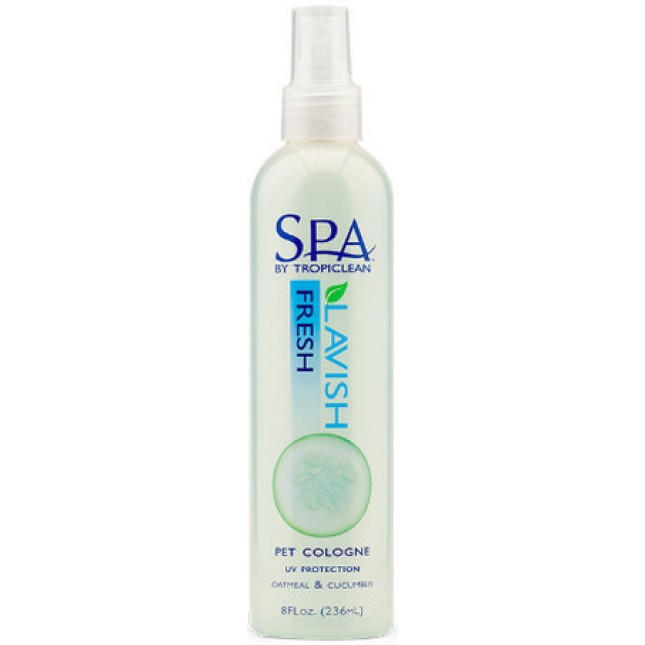 TropiClean spa κολόνια με αγγούρι, τζίντζερ και ακτινίδιο 236ml