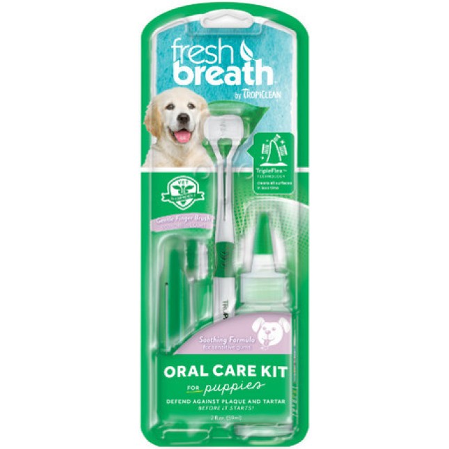 TropiClean φρέσκια ανάσα puppy oral care kti