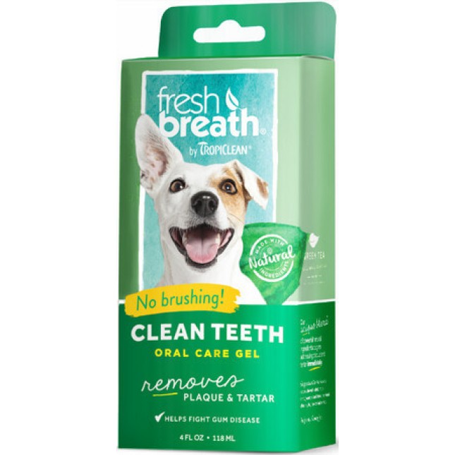 TropiClean φρέσκια αναπνοή καθαρά δόντια gel 118ml