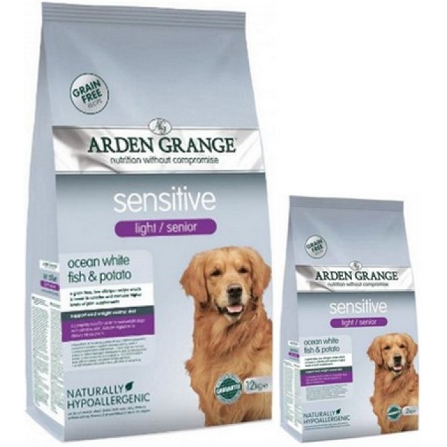 Arden Grange dog χωρίς κόκκους για μεγαλύτερα σκυλιά ή σκύλους που πρέπει να χάσουν βάρος