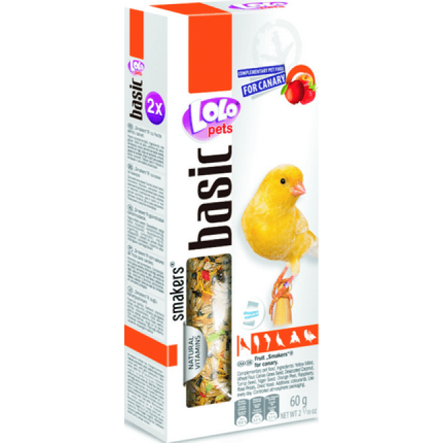Lolo pets smakers κανάρι με φρούτα Lolo pets smakers κανάρι με φρούτα