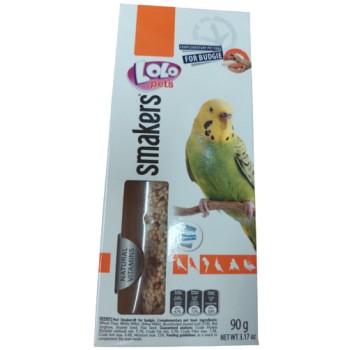Lolo pets smakers παπαγαλάκι με φυστίκι πλούσια τροφή σε βιταμίνες 90g Lolo pets smakers παπαγαλάκι με φυστίκι πλούσια τροφή σε βιταμίνες 90g