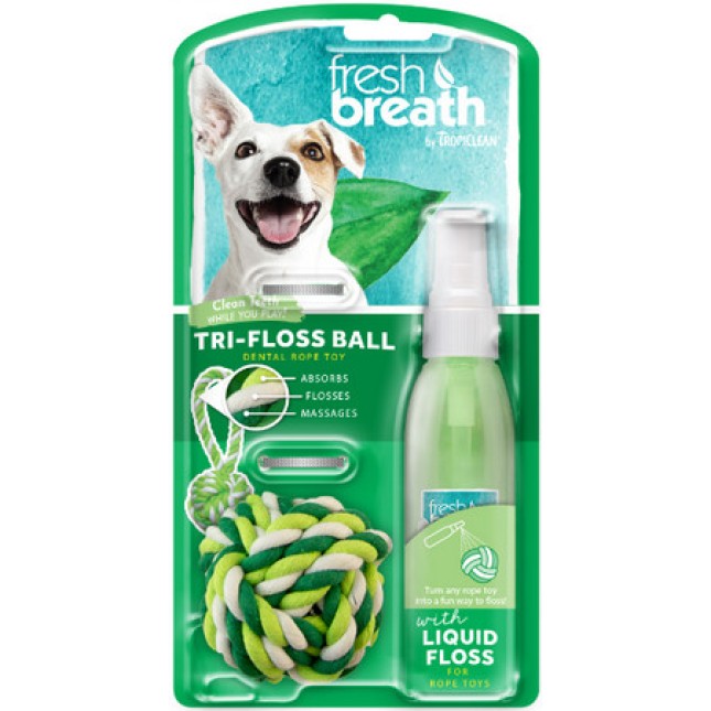 TropiClean φρέσκια αναπνοή στομ. διάλυμα & ropbalal σκύλων TropiClean φρέσκια αναπνοή στομ. διάλυμα & ropbalal σκύλων