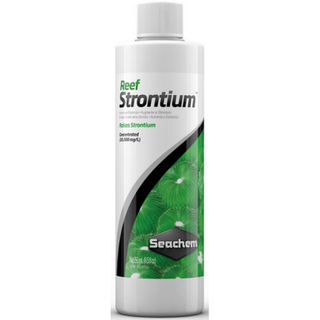 Seachem Reef Strontium,συμπλήρωμα ενυδρείου για θαλασσινό νερό