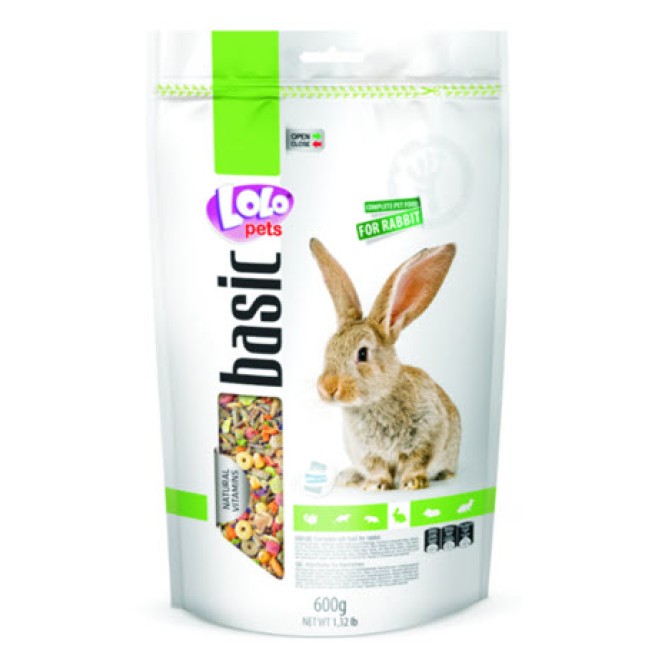Lolo pets πλήρης τροφή για κουνέλι πλούσιο σε φυτικές ίνες και εμπλουτισμένο με σπόρους δημητριακών Lolo pets πλήρης τροφή για κουνέλι πλούσιο σε φυτικές ίνες και εμπλουτισμένο με σπόρους δημητριακών