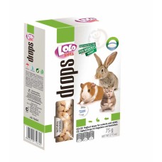 Lolo pets λιχουδιές τρωκτικών με γιαούρτι - γάλα 75gr Lolo pets λιχουδιές τρωκτικών με γιαούρτι - γάλα 75gr