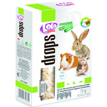 Lolo pets λιχουδιές τρωκτικών με γάλα και μέλι 75gr Lolo pets λιχουδιές τρωκτικών με γάλα και μέλι 75gr
