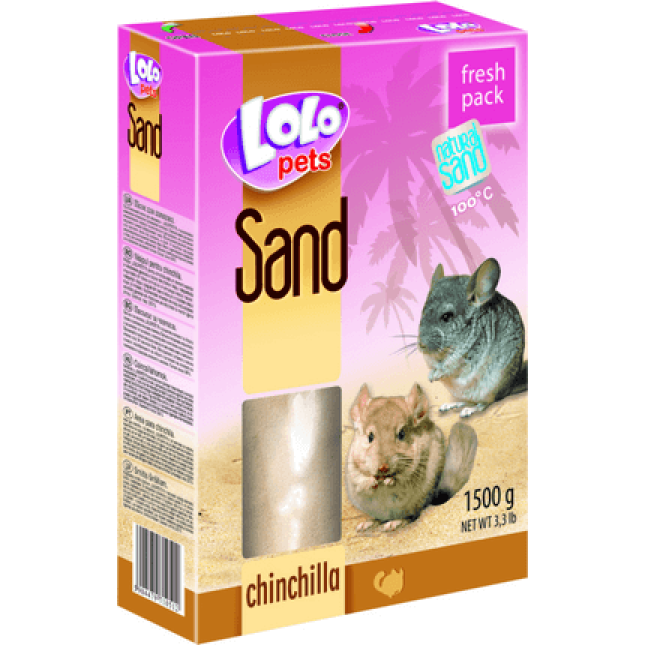 Lolo pets άμμος για τσιντσιλά 1500gr Lolo pets άμμος για τσιντσιλά 1500gr