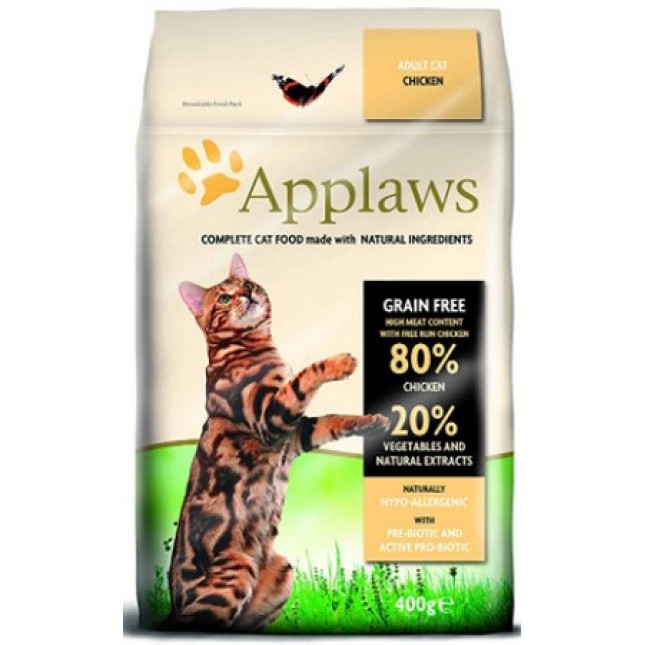 Applaws ξηρή τροφή γάτας κοτόπουλο 400γρ Applaws ξηρή τροφή γάτας κοτόπουλο 400γρ