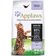 Applaws ξηρή τροφή γάτας κοτόπουλο-πάπια 400γρ Applaws ξηρή τροφή γάτας κοτόπουλο-πάπια 400γρ