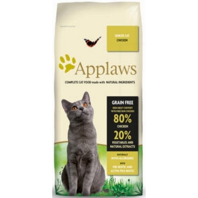 Applaws ξηρή τροφή για ηλικιωμένες γάτες όλων των φυλών με κοτόπουλο