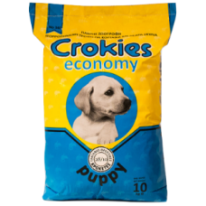 nutripet σκυλοτροφή crokies 340 economy puppy 28/10 10kg