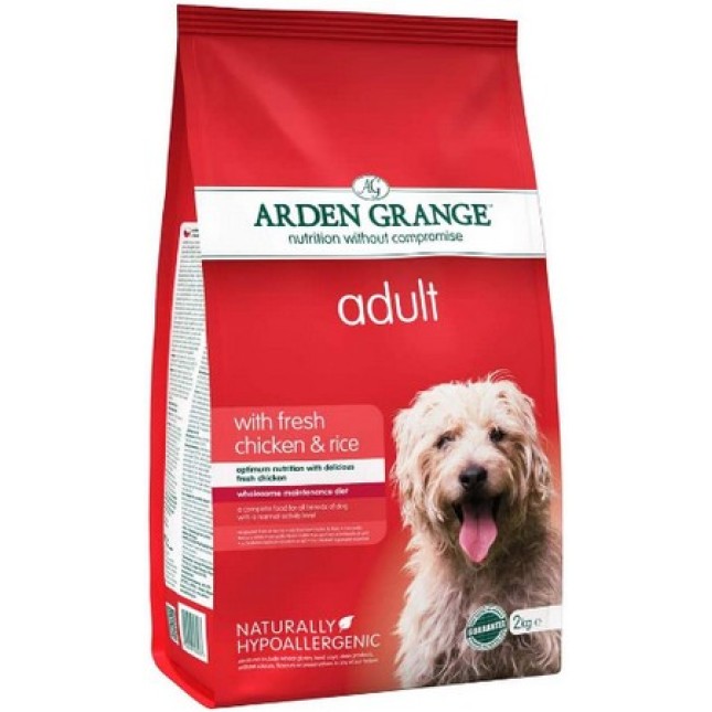Arden Grange για ενήλικα σκυλιά με κοτόπουλο & ρύζι 2kg Arden Grange για ενήλικα σκυλιά με κοτόπουλο & ρύζι 2kg