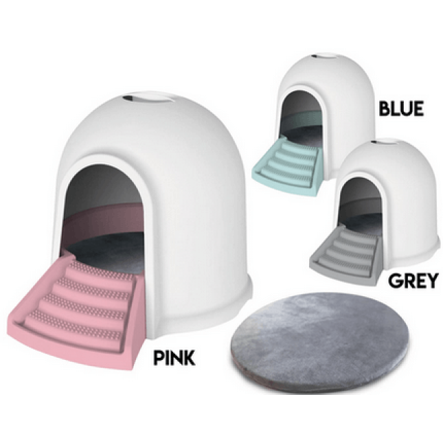 M-pets igloo τουαλέτα γάτας ή σπιτάκι 2 in 1 45,7x59,7x43,2cm