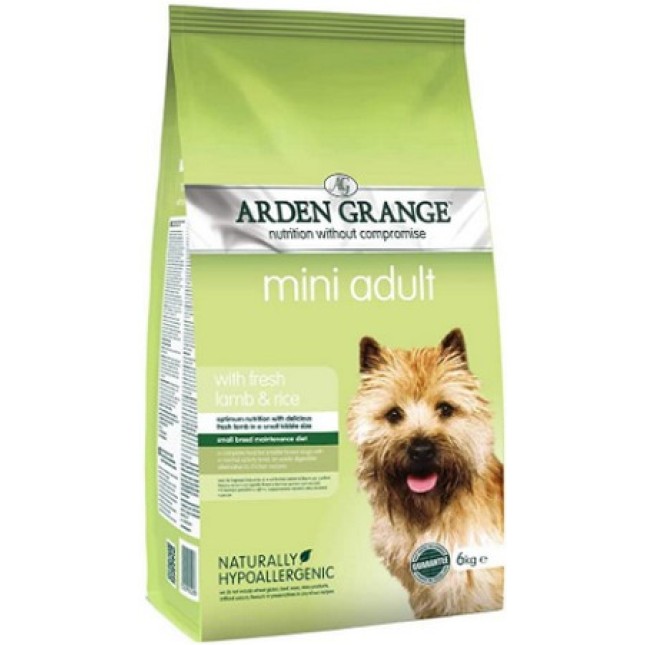 Arden Grange για ενήλικα μικρόσωμα σκυλιά με αρνί & ρύζι 6kg Arden Grange για ενήλικα μικρόσωμα σκυλιά με αρνί & ρύζι 6kg