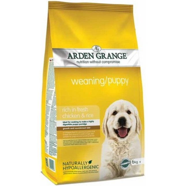 Arden Grange dog puppy τροφή απογαλακτισμού κοτόπουλο 6kg Arden Grange dog puppy τροφή απογαλακτισμού κοτόπουλο 6kg