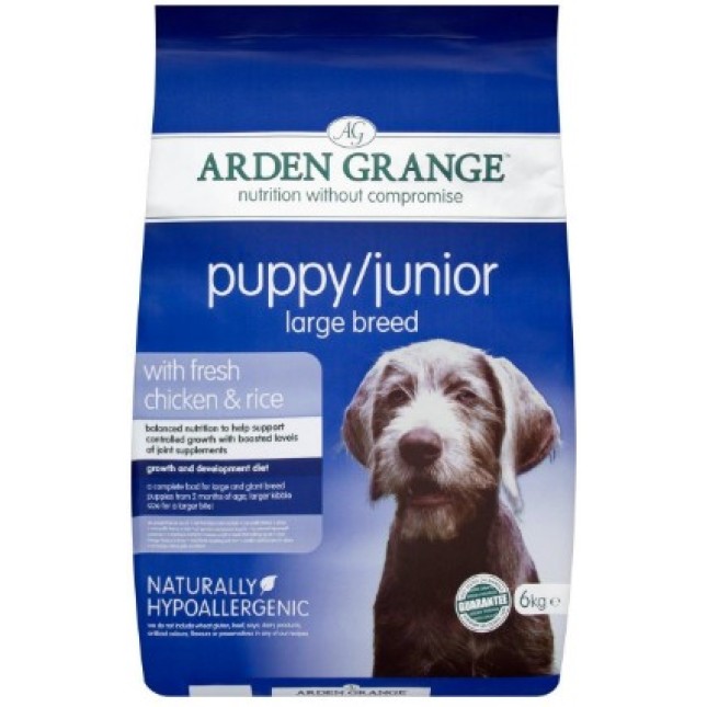 Arden Grange dog large breed για κουτάβια με κοτόπουλο 6kg Arden Grange dog large breed για κουτάβια με κοτόπουλο 6kg