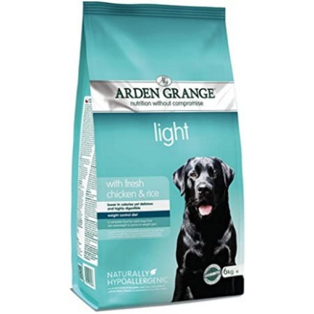 Arden Grange dog ξηρή τροφή adult light κοτόπουλο 6kg Arden Grange dog ξηρή τροφή adult light κοτόπουλο 6kg