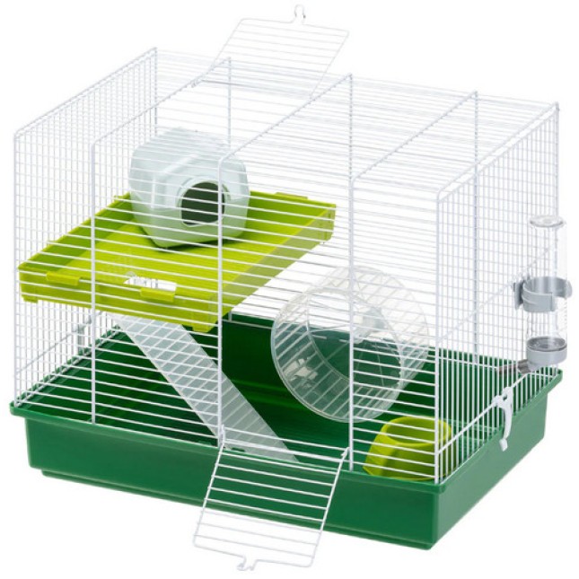 Ferplast Διώροφο κλουβί χάμστερ λευκό 46x29x37,5cm Ferplast Διώροφο κλουβί χάμστερ λευκό 46x29x37,5cm