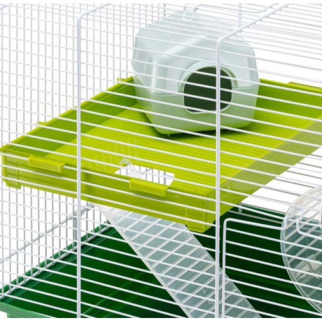 Ferplast Διώροφο κλουβί χάμστερ λευκό 46x29x37,5cm Ferplast Διώροφο κλουβί χάμστερ λευκό 46x29x37,5cm