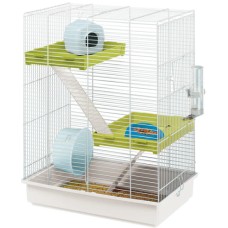 ferplast Τριώροφο κλουβί χάμστερ λευκό 46x29x58cm ferplast Τριώροφο κλουβί χάμστερ λευκό 46x29x58cm