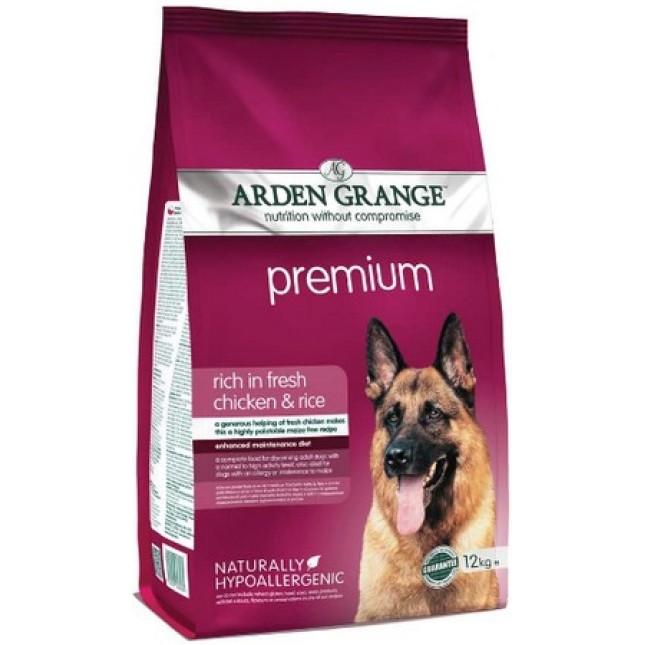 Arden Grange dog premium ξηρή τροφή ενηλίκων σκύλων με κοτόπουλο 12kg Arden Grange dog premium ξηρή τροφή ενηλίκων σκύλων με κοτόπουλο 12kg