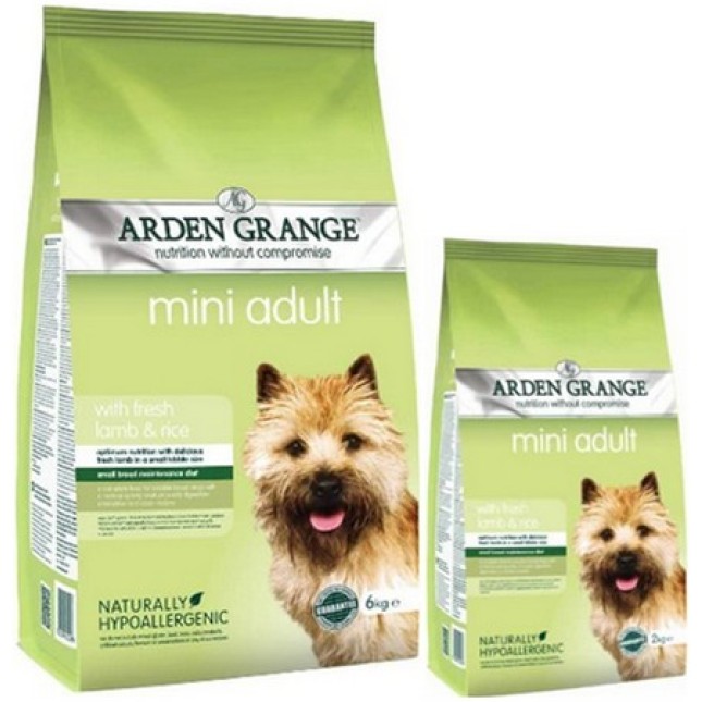 Arden Grange adult ξηρή τροφή σκύλου αρνί & ρύζι mini
