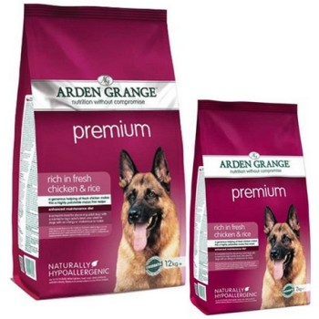 Arden Grange dog premium ξηρή τροφή ενηλίκων σκύλων με κοτόπουλο υποαλλεργικό και χωρίς καλαμπόκι