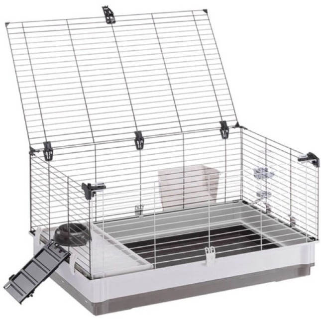 Ferplast κλουβί krolik large γκρι 100x60x50cm