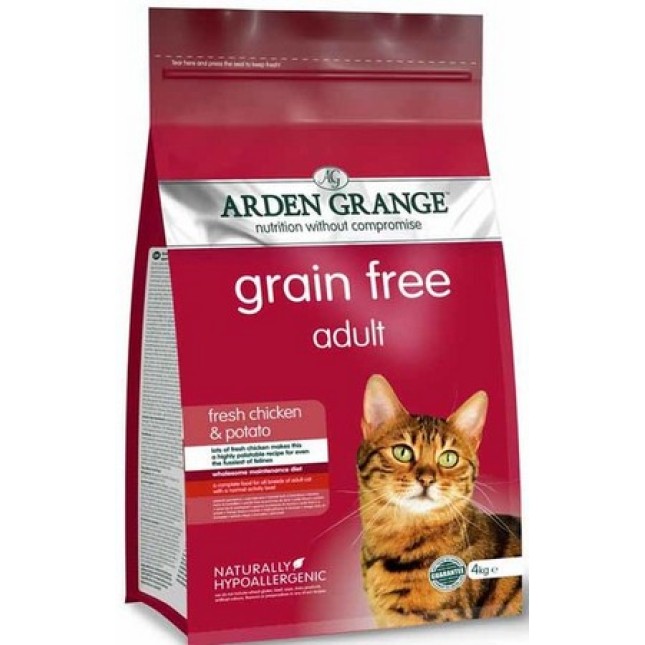 Arden Grange cat adult φρέσκο κοτόπουλο & πατάτα 4kg Arden Grange cat adult φρέσκο κοτόπουλο & πατάτα 4kg