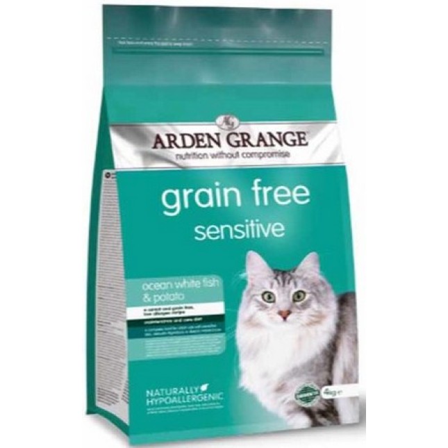 Arden Grange cat adult sensitive λευκά ψάρια & πατάτες 4kg Arden Grange cat adult sensitive λευκά ψάρια & πατάτες 4kg