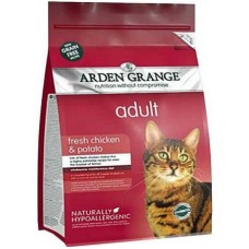 Arden Grange για ενήλικες γάτες με γενναιόδωρες ποσότητες φρέσκου κοτόπουλου χωρίς κόκκους