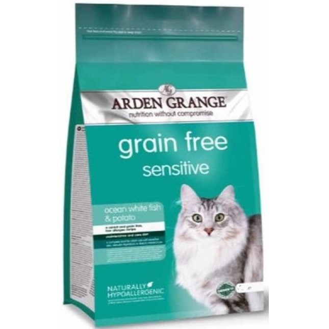 Arden Grange για γάτες κάθε φυλής με διατροφικές δυσανεξίες στα σιτηρά και τα δημητριακά Arden Grange για γάτες κάθε φυλής με διατροφικές δυσανεξίες στα σιτηρά και τα δημητριακά