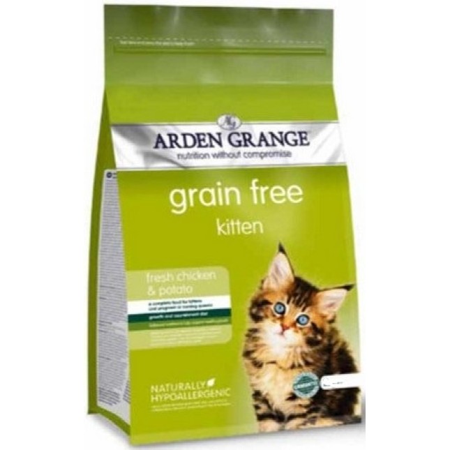 Arden Grange για γατάκια 5 εβδομάδων έως 1 έτους και έγκυες η θηλάζουσες γάτες φρέσκο με κοτόπουλο Arden Grange για γατάκια 5 εβδομάδων έως 1 έτους και έγκυες η θηλάζουσες γάτες φρέσκο με κοτόπουλο