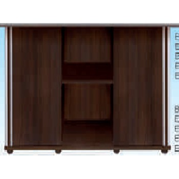 ΕΠΙΠΛΟ AQUAEL ALUDECOR ΜΑΥΡΟ 80x35x70