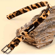 Petler περιλαίμιο PU κίτρινο Leopard Petler περιλαίμιο PU κίτρινο Leopard