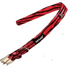 Petler περιλαίμιο PU κόκκινο zebra x-small 1 x 16-25cm. Petler περιλαίμιο PU κόκκινο zebra x-small 1 x 16-25cm.