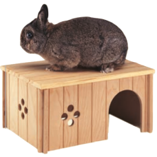 ferplast sin 4646 ξύλινο σπιτάκι rabbit 33x23,6x16cm ferplast sin 4646 ξύλινο σπιτάκι rabbit 33x23,6x16cm