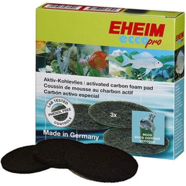 Eheim σφουγγάρια άνθρακα για φίλτρο ecco pro 100/200/300 Eheim σφουγγάρια άνθρακα για φίλτρο ecco pro 100/200/300