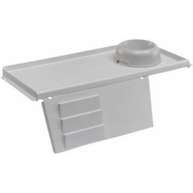 ferplast πλαστική φωλιά/ράφι με μπωλ 56x27x17cm ferplast πλαστική φωλιά/ράφι με μπωλ 56x27x17cm