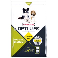 Versele-Laga Opti Life Adult Medium τροφή για μεσαίες φυλές 12,5kg