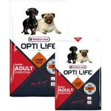 Versele-Laga Opti Life Adult Digestion Mini τροφή για ευαίσθητα σκυλιά μικρές φυλές κάνω των 10kg 