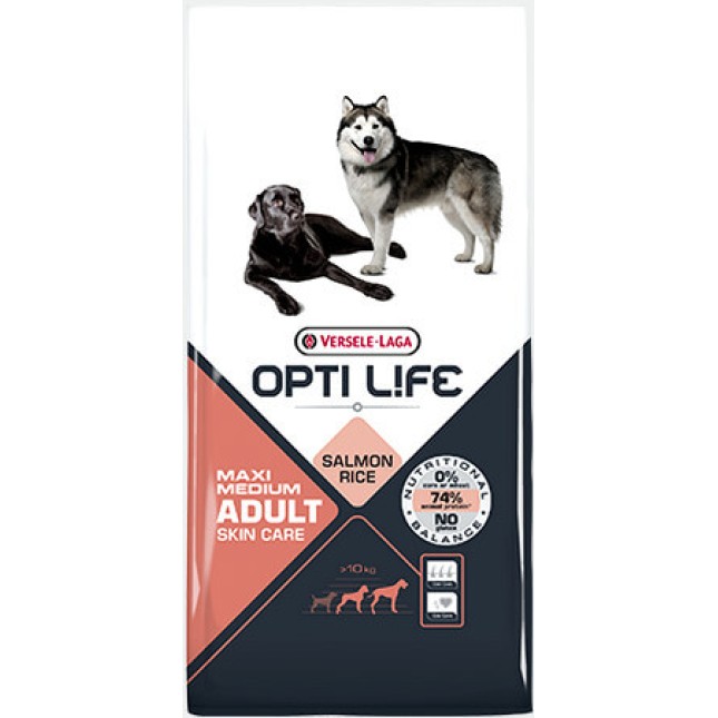 Versele-Laga Opti Adult τροφή Φροντίδας του δέρματος Medium & Maxi για μεσαίες και μεγαλόσωμες φυλές Versele-Laga Opti Adult τροφή Φροντίδας του δέρματος Medium & Maxi για μεσαίες και μεγαλόσωμες φυλές